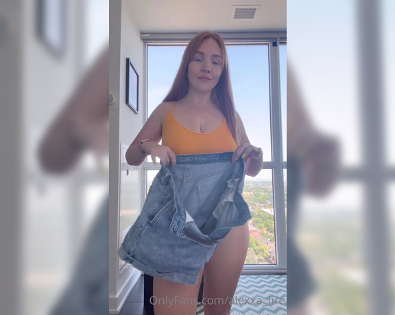 Alexxa Fire aka alexxa_fire OnlyFans - Get undressed and dressed) with me!