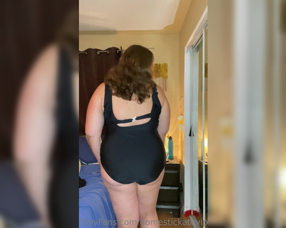 DomesticKateBusty aka domestickatevip OnlyFans - Bathing suit try on Which one is your favourite