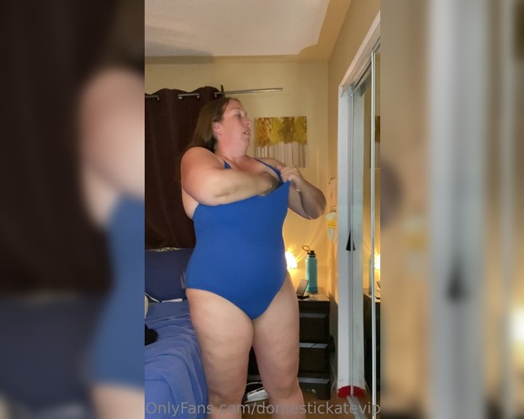 DomesticKateBusty aka domestickatevip OnlyFans - Bathing suit try on Which one is your favourite