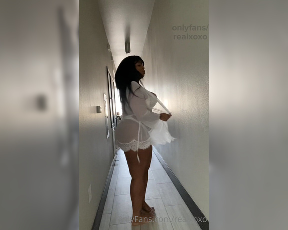 Realxoxo aka realxoxo OnlyFans - Request robe strip in white lingerie