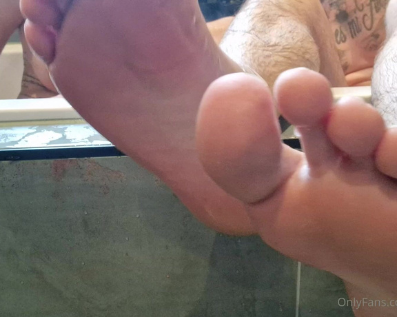 Jack & Olivia aka jackmill100 OnlyFans - Jerk to our soles like a good footboy! But you better beg to cum like