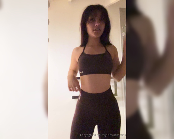 Jasminx aka jasminx OnlyFans - Showing off my new gym fit!