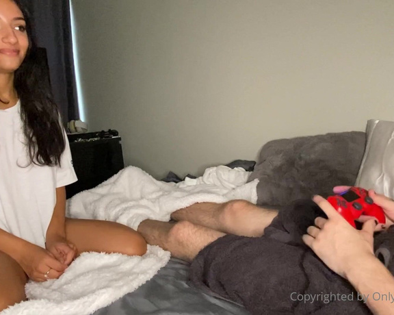 Jasminx aka jasminx OnlyFans - Horny step brother couldnt help himself when his innocent younger step sis wanted to hang out