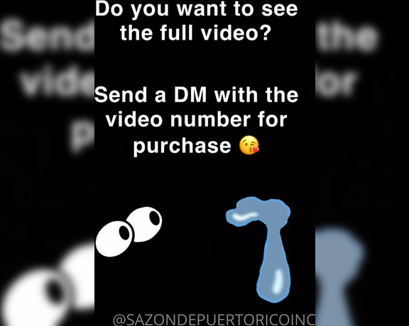 Rose Cruz aka sazondepuertoricoinc OnlyFans - First seconds of Video 145, to see full video send a DM with the video number