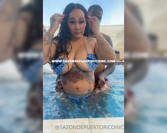 Rose Cruz aka sazondepuertoricoinc OnlyFans - I want to get my ass smack