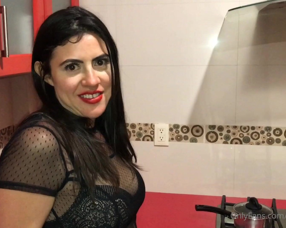 Claudia Valenzuela aka cvalenzuelaxxx OnlyFans - I fucked my stepson on the kitchen counter while I was cooking I couldnt resist