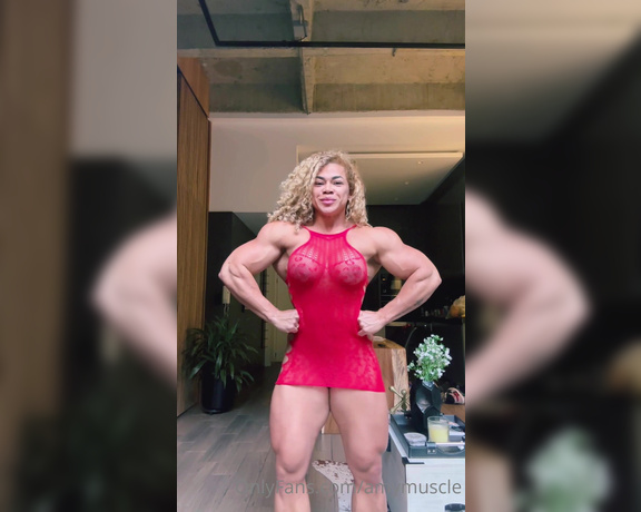 Amy Muscle aka amymuscle OnlyFans - Just trying to keep your hard…