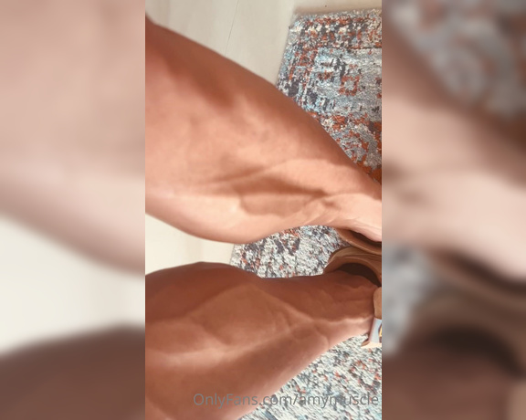 Amy Muscle aka amymuscle OnlyFans - Calf check