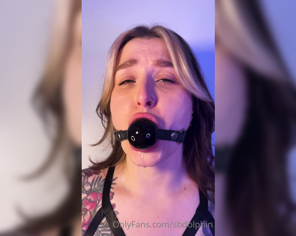 Bunny Barnett aka bunnybarnett OnlyFans - Ballgags and spit are so much fun to play with, especially in slow motion