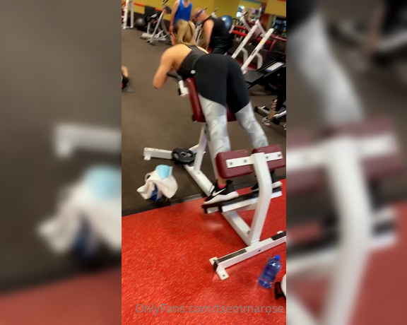 Ohitsemmarose - Late night gym sesh. If we ever get in a fight, dick is not an ff (03.07.2020)