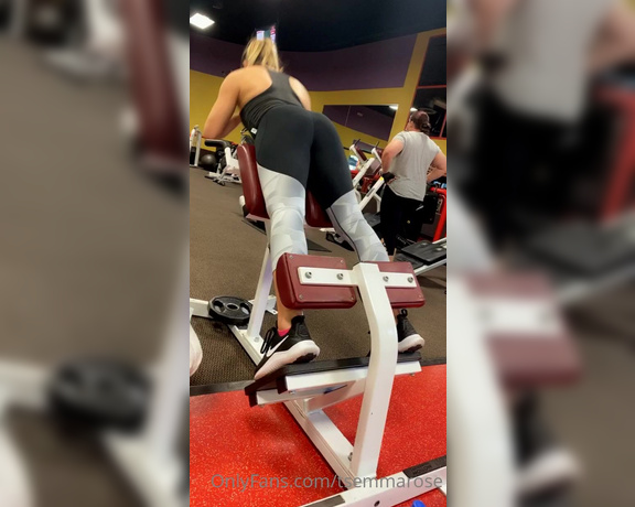 Ohitsemmarose - Late night gym sesh. If we ever get in a fight, dick is not an ff (03.07.2020)