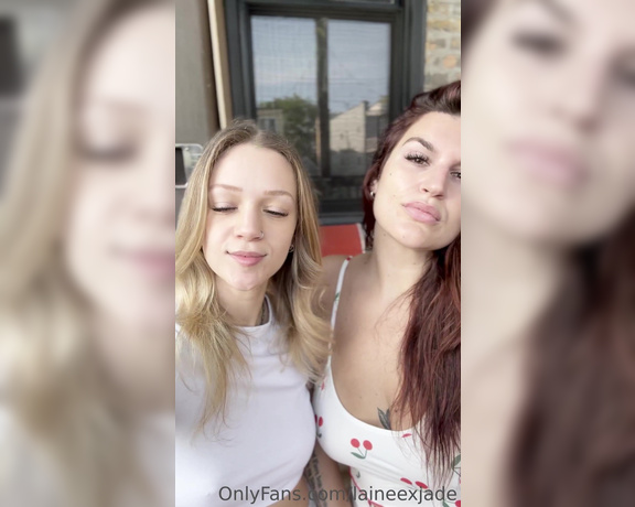 Lainee x Jade aka laineexjade OnlyFans - Good morning loves cant wait to talk again later after we work on some custom