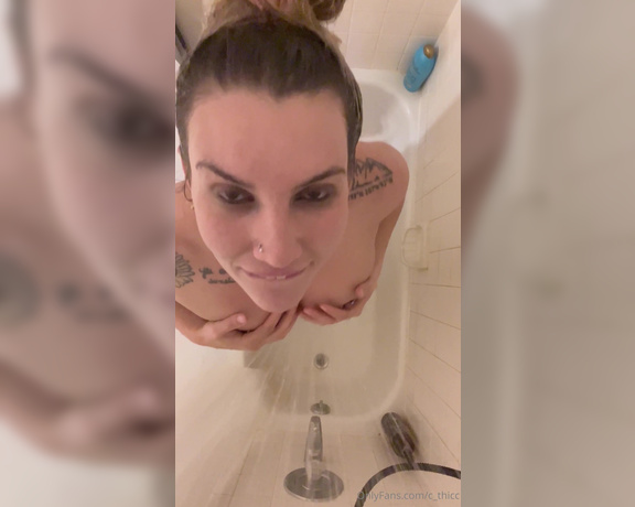 Celia Steele aka c_thicc OnlyFans - Just a little shower tease