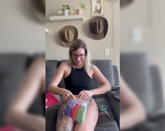 Celia Steele aka c_thicc OnlyFans - Unbox all my goodies I got today!! do you like these types of videos