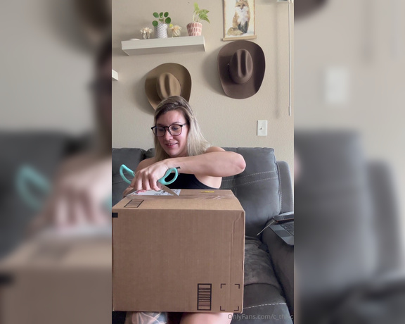 Celia Steele aka c_thicc OnlyFans - Unbox all my goodies I got today!! do you like these types of videos