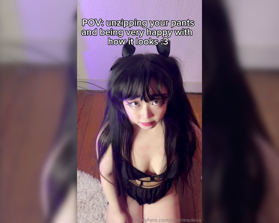 MooncakEva aka moonlewdeva OnlyFans - Tried doing something different 3 hope its a bit fun for you, too bad there was