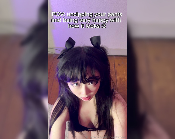 MooncakEva aka moonlewdeva OnlyFans - Tried doing something different 3 hope its a bit fun for you, too bad there was