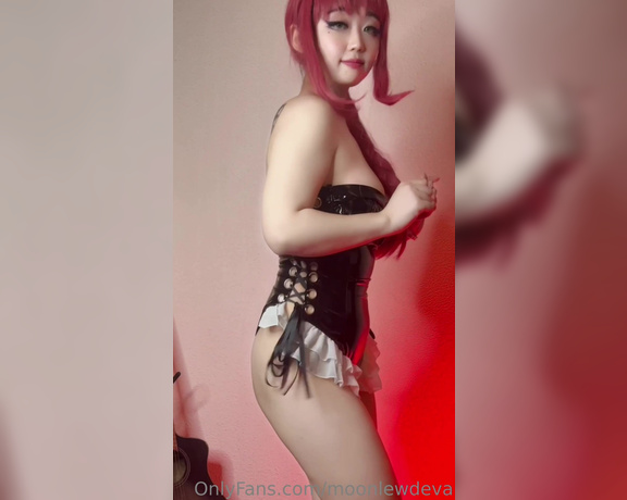 MooncakEva aka moonlewdeva OnlyFans - Heres an extra makima video from last weeks cosplay 3