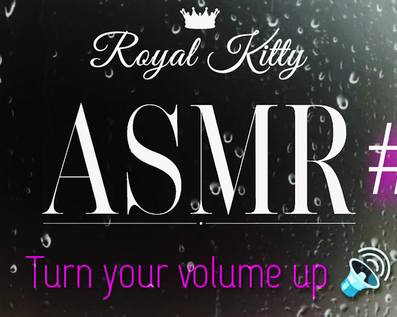 The Royal Kitty aka theroyalkitty OnlyFans - ASMR #2 Listen to my phat wet pussy as I please her I squirted sooo much