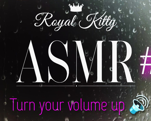 The Royal Kitty aka theroyalkitty OnlyFans - ASMR #2 Listen to my phat wet pussy as I please her I squirted sooo much