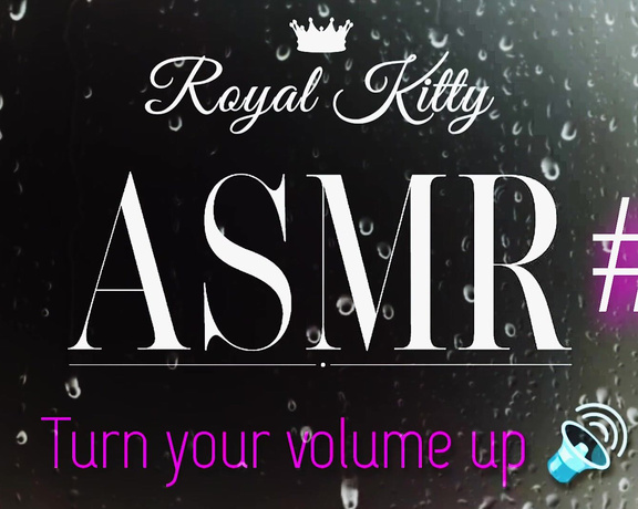 The Royal Kitty aka theroyalkitty OnlyFans - ASMR #2 Listen to my phat wet pussy as I please her I squirted sooo much