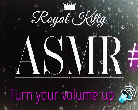 The Royal Kitty aka theroyalkitty OnlyFans - ASMR #2 Listen to my phat wet pussy as I please her I squirted sooo much