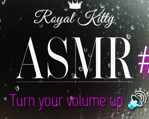 The Royal Kitty aka theroyalkitty OnlyFans - ASMR #2 Listen to my phat wet pussy as I please her I squirted sooo much