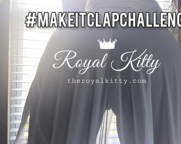 The Royal Kitty aka theroyalkitty OnlyFans - She make it clap clap clap