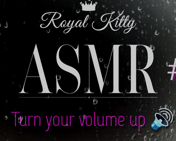 The Royal Kitty aka theroyalkitty OnlyFans - My first ASMR JOI! Listen to the sounds of me playing in my wet pussy, giving