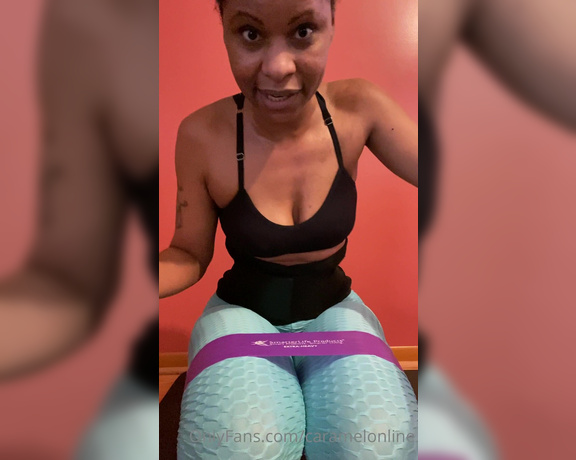 CaramelOnline aka caramelonline OnlyFans - A fan asked me to post my workouts! So here it is!