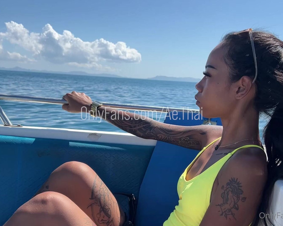 Ae Asia aka aeasia OnlyFans - Enjoying my time on the water! Please take me to an island with you!