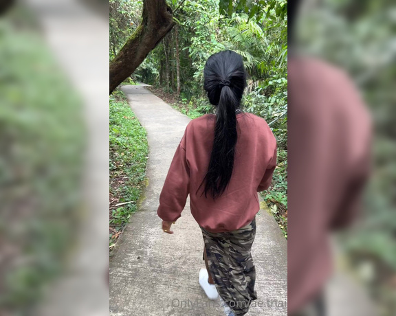 Ae Asia aka aeasia OnlyFans - Today I went hiking with my family