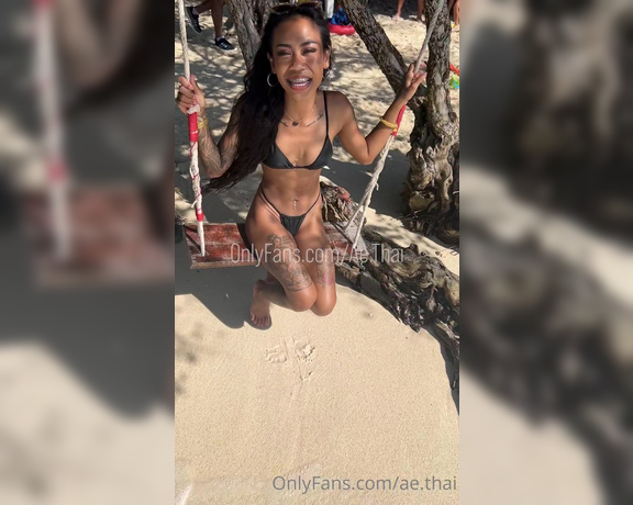 Ae Asia aka aeasia OnlyFans - Push me on this swing! Make sure to touch my ass a lot !