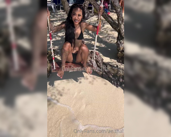 Ae Asia aka aeasia OnlyFans - Push me on this swing! Make sure to touch my ass a lot !