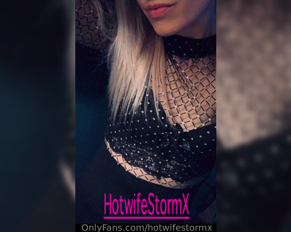 Hotwife stormx aka hotwifestormx OnlyFans - Episode 1 of my new podcast’ I don’t really know what I’m doing but I’m