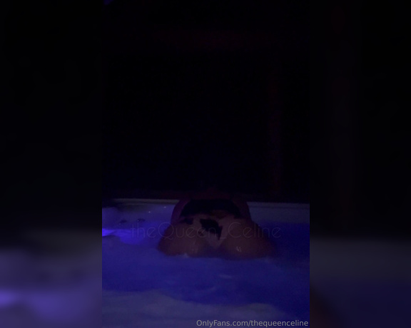 Queen Celine aka thequeenceline OnlyFans - Hot Tub Fun