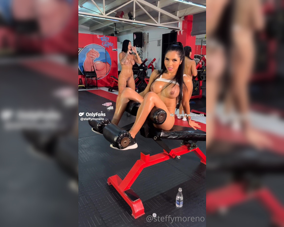 Steffy Moreno aka steffymoreno OnlyFans - It was the hottest workout I’ve ever done…Training naked got me sweating so good and seeing