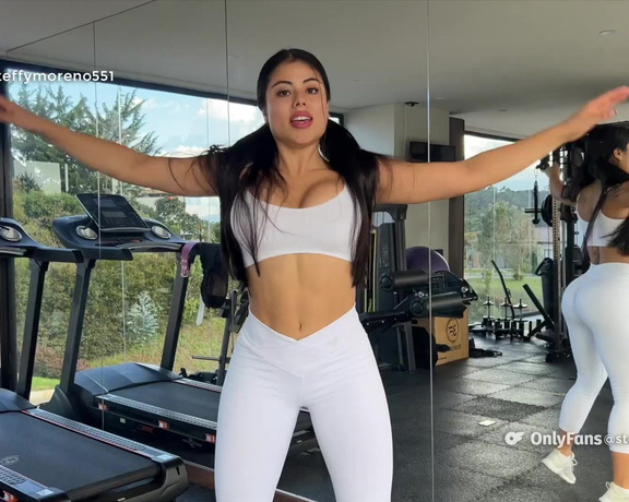 Steffy Moreno aka steffymoreno OnlyFans - I have a new fitness program for 2024 and it includes more pussy training