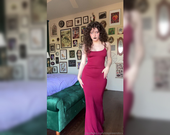 Inspire Erotics aka inspireerotics OnlyFans - Taking off the red dress you saw on Insta