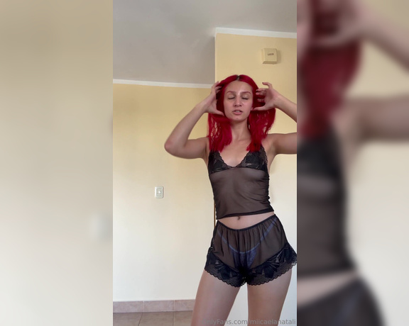 Mica Natali aka miicaelanatali OnlyFans - In the bathroom and then with the music I try twerking sometimes