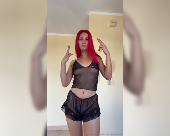 Mica Natali aka miicaelanatali OnlyFans - In the bathroom and then with the music I try twerking sometimes