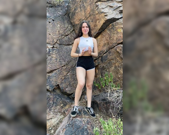 Stella Violet aka stellaviolet OnlyFans - Went on a lil hike today )