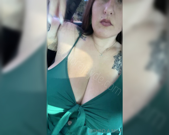 Theodora Jayde aka inkedmamii OnlyFans - Fuck I love sun dresses So I actually don’t wear a bra or panties because