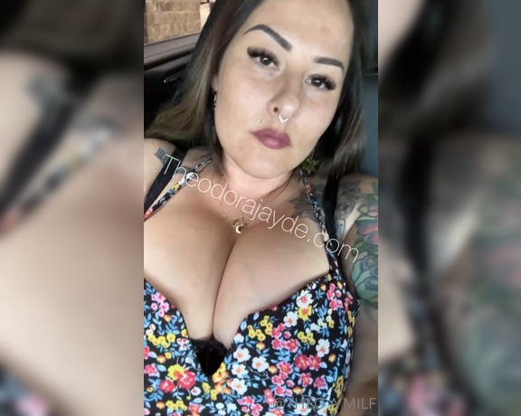 Theodora Jayde aka inkedmamii OnlyFans - I stay wet and ready thinking of him If you don’t make her slimy wet,