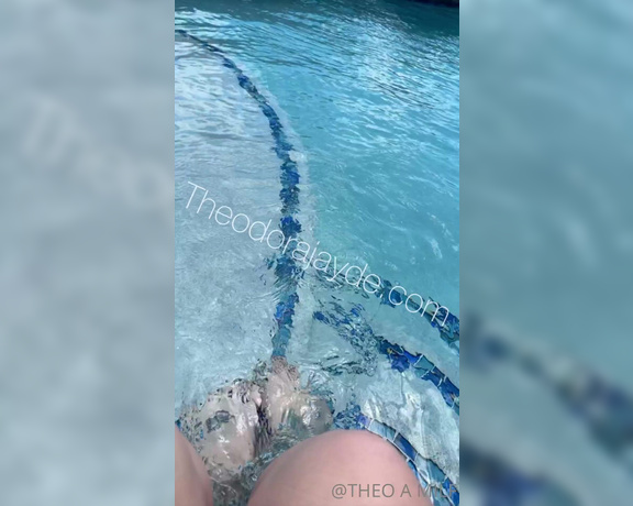 Theodora Jayde aka inkedmamii OnlyFans - This is how I clean my pool