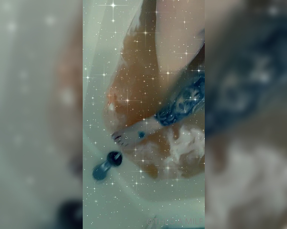 Theodora Jayde aka inkedmamii OnlyFans - Had to take some me time bath bomb and relaxing