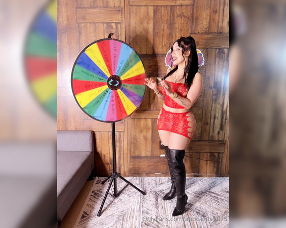 Apocalipsis aka apocalipsis025 OnlyFans - GIRA LA RULETA esta es la rueda MS GRANDE que he HECHO jams!