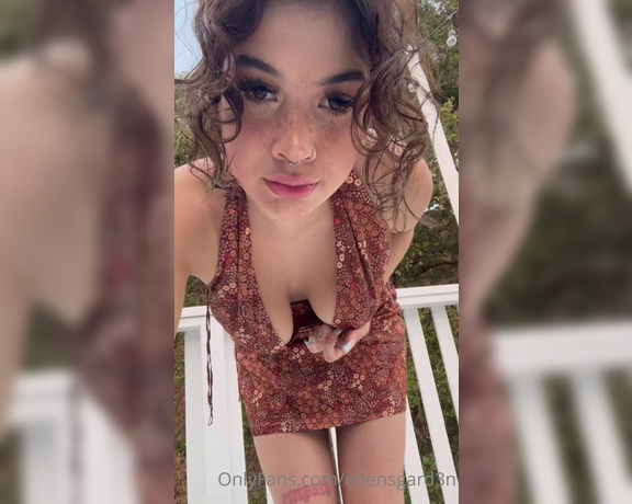 DiabetiCoochie aka diabeticoochie OnlyFans - I just got fucked on this balcony, want to see babe