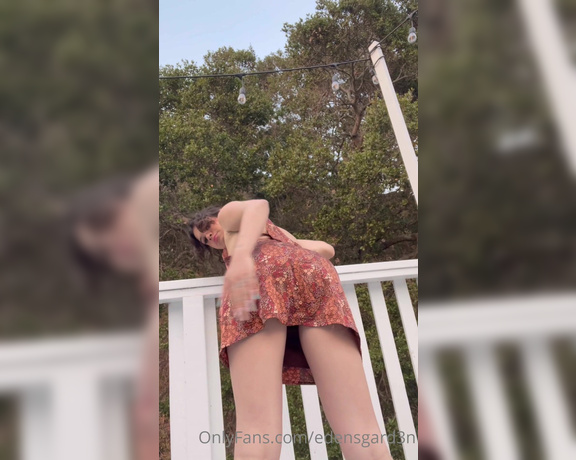 DiabetiCoochie aka diabeticoochie OnlyFans - I just got fucked on this balcony, want to see babe