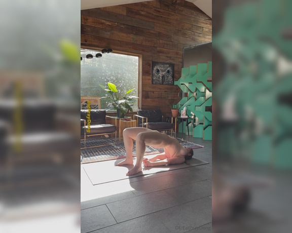 EatPrayDong aka eatpraydong OnlyFans - I have some naked yoga for you  Its not in my usual yoga spot but